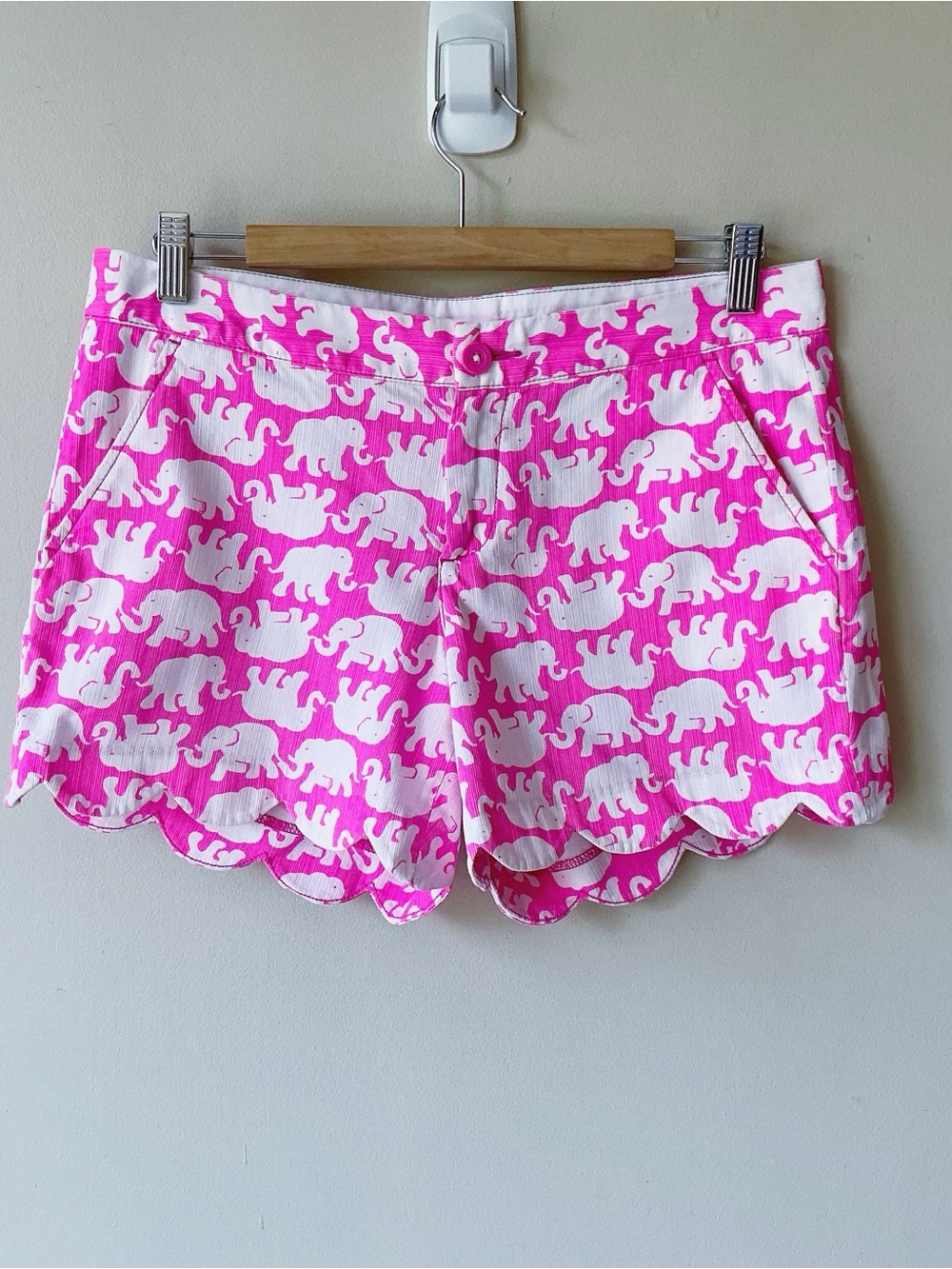Lilly Pulitzer Pop Pink Tusk In Sun Buttercup Shorts Size 4 - Picture 3 of 10